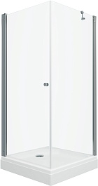 Triton Душевой уголок Форта-Хром 90x90 с поддоном – фотография-1